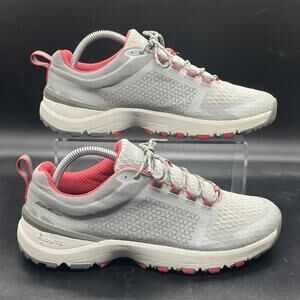 Eddie Bauer Womens Hypertrail sneaker size 10 0116-172 Red Silver outdoor hiking